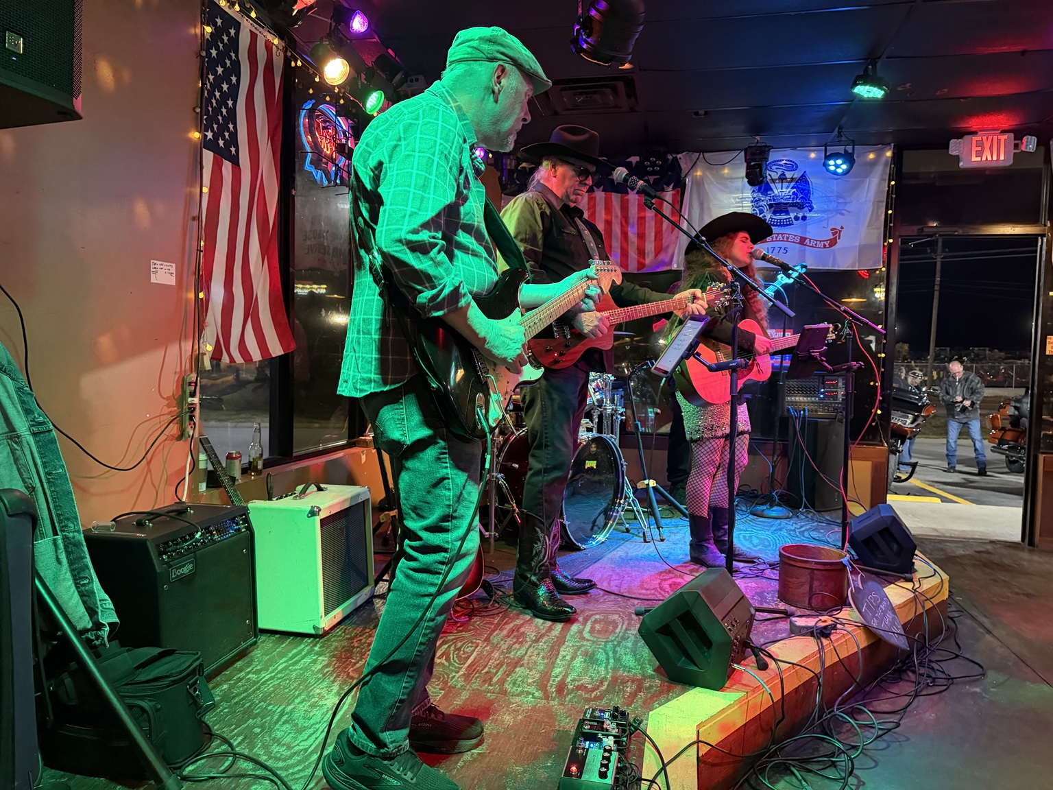Nettie and the Delta Boy performing with a full band